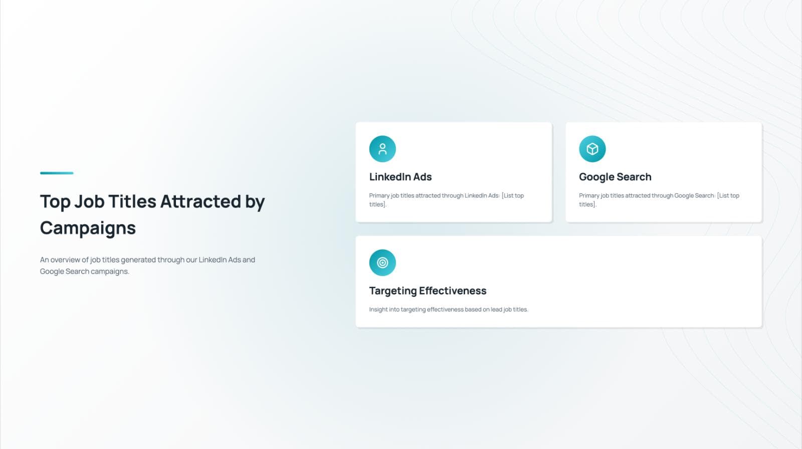 Presentation generator output